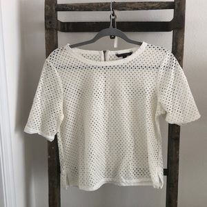 Banana republic White lace top